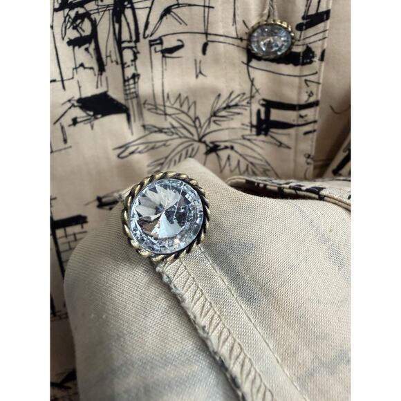 Susan Graver | Women's Travel Button Jacket Stretch Thanksgiving Fall Autumn- 1X - Picture 5 of 8